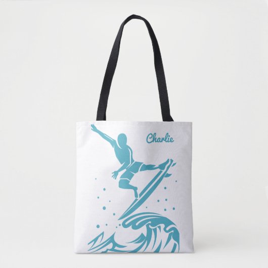 Individuelle Name Surfer Taschen (Vorderseite)