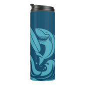 individuelle Name Surfer tumbler Thermosbecher (Nach rechts gedreht)