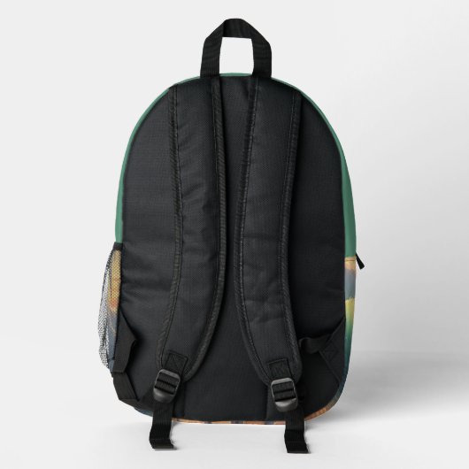 Individuelle Name Surfing Bedruckter Rucksack (Rückseite)