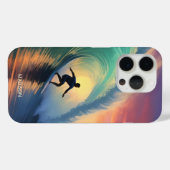 Individuelle Name Surfing Case-Mate iPhone Hülle (Rückseite (Horizontal))