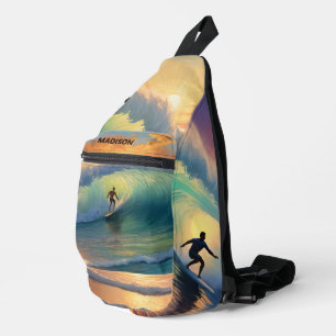 Individuelle Name Surfing Crossbody Bag