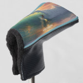 Individuelle Name Surfing Golf Headcover (3/4 Vorderseite)