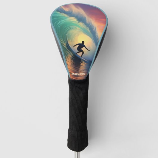 Individuelle Name Surfing Golf Headcover (Vorderseite)