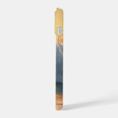 Individuelle Name Surfing iPhone 15 Hülle (Linke Seite)