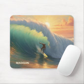 Individuelle Name Surfing Mousepad (Mit Mouse)