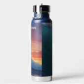 Individuelle Name Surfing Trinkflasche (rechts)
