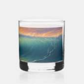 Individuelle Name Surfing Whiskyglas (Rückseite)
