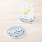 Individuelle Name Surgical Technologe Med Surg Tec Getränkeuntersetzer (Seite)