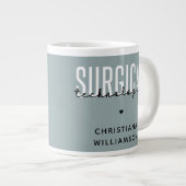 Individuelle Name Surgical Technologe Med Surg Tec Jumbo-Tasse (Vorderseite Rechts)