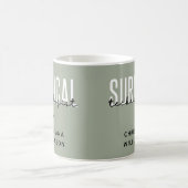 Individuelle Name Surgical Technologe Med Surg Tec Kaffeetasse (Mittel)
