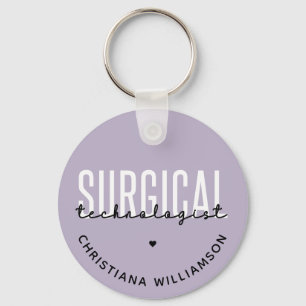 Individuelle Name Surgical Technologe Med Surg Tec Schlüsselanhänger