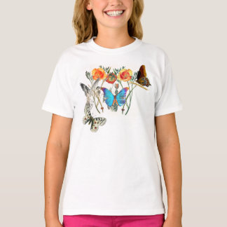 INDIVIDUELLE NAME T - SHIRT FÜR MÄDCHEN UND MÄDCHE