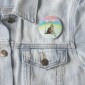 Individuelle Name Tabby Cat Pet Button (Beispiel)