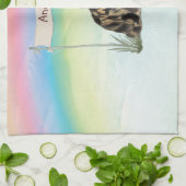 Individuelle Name Tabby Cat Pet Geschirrtuch (Gefaltet)