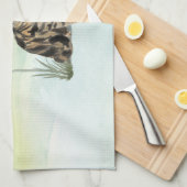 Individuelle Name Tabby Cat Pet Geschirrtuch (Viertel Falte)