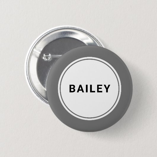 Individuelle Name-Tag-Abzeichen-Button Button (Vorne & Hinten)
