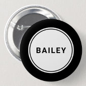 Individuelle Name-Tag-Abzeichen-Button Button