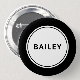 Individuelle Name-Tag-Abzeichen-Button Button