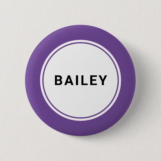 Individuelle Name-Tag-Abzeichen-Button Button (Vorderseite)