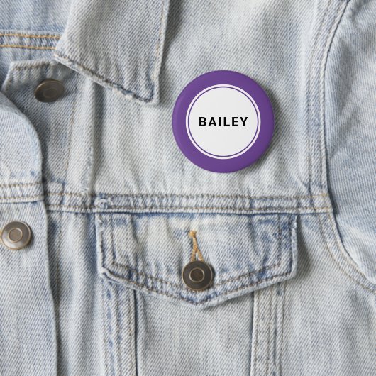 Individuelle Name-Tag-Abzeichen-Button Button (Beispiel)