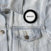 Individuelle Name-Tag-Abzeichen-Button Button (Beispiel)