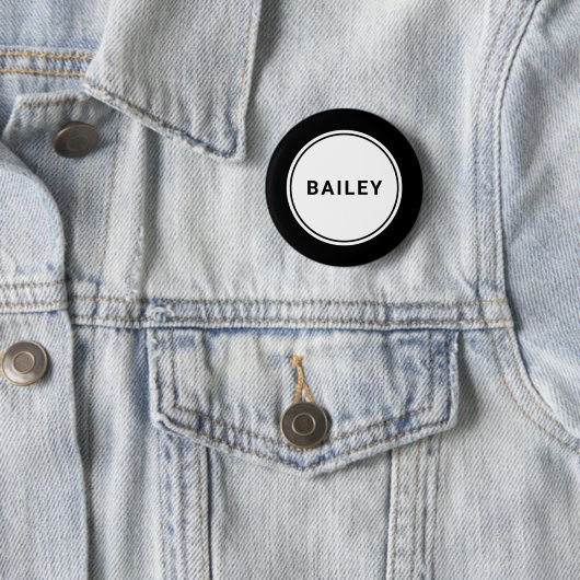 Individuelle Name-Tag-Abzeichen-Button Button (Beispiel)