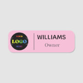 Individuelle Name-Tag, Magnetname-Tag, Logo Namensschild (Vorderseite)