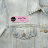 Individuelle Name-Tag, Magnetname-Tag, Logo Namensschild (Beispiel)