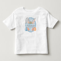 Individuelle Name Tag Osterjunge Bunny