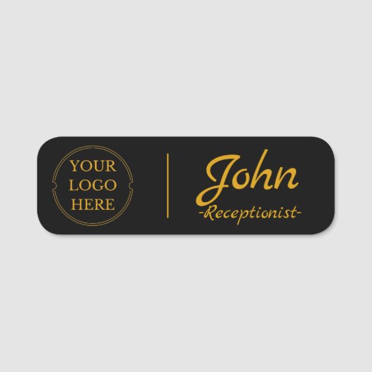 Individuelle Name-Tag - Personalisiertes ID-Abzeic Namensschild (Vorderseite)