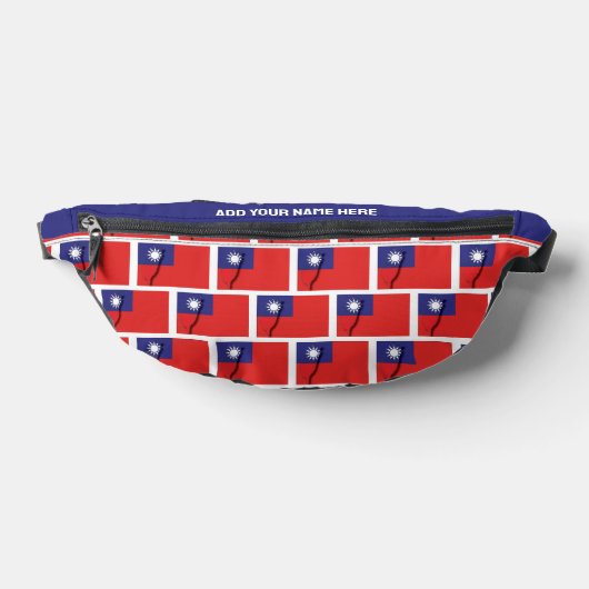 Individuelle Name TAIWANESE FLAG TAIWAN Fanny Pack Bauchtasche (Ablage )