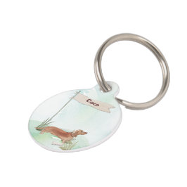 Individuelle Name Tan Dackel Haustier Hund Haustiermarke