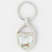 Individuelle Name Tan Dackel Haustier Hund Schlüsselanhänger (Vorderseite)