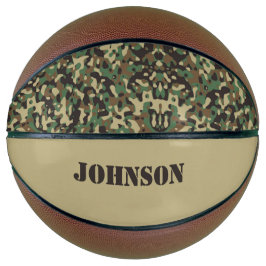 Individuelle Name-Tarnmuster Basketball