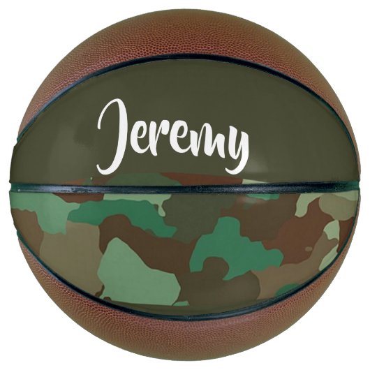 individuelle Name-Tarnmuster Basketball (Vorderseite)