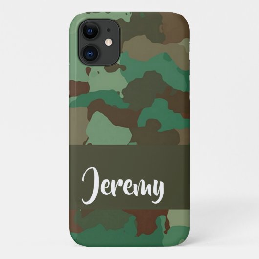 Individuelle Name-Tarnmuster Case-Mate iPhone Hülle (Rückseite)