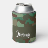 Individuelle Name-Tarnmuster Dosenkühler (Kanne Rückseite)