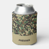 Individuelle Name-Tarnmuster Dosenkühler (Kanne Vorderseite)