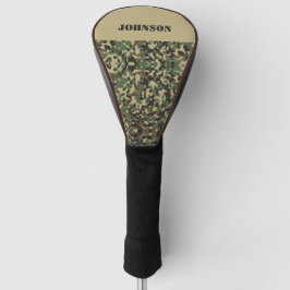 Individuelle Name-Tarnmuster Golf Headcover