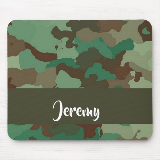 individuelle Name-Tarnmuster Mousepad (Vorne)