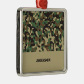 Individuelle Name-Tarnmuster Ornament Aus Metall (Rechts)