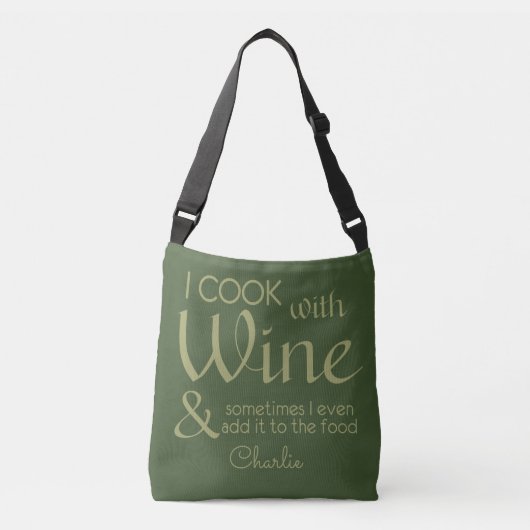 Individuelle Name-Taschen für Wein Tragetaschen Mit Langen Trägern (Vorderseite)