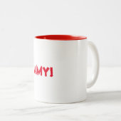 Individuelle Name Tasse (VorderseiteRechts)