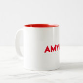 Individuelle Name Tasse (Vorderseite Links)