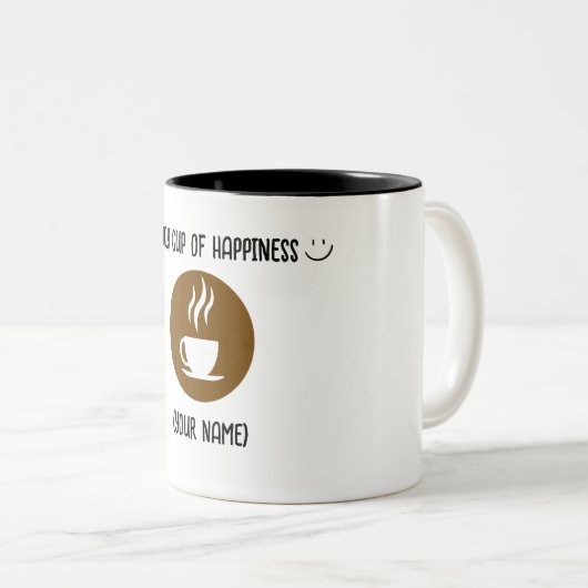 Individuelle Name Tasse (VorderseiteRechts)