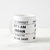 Individuelle Name Tasse (Vorderseite Links)