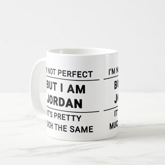 Individuelle Name Tasse (Vorderseite Links)