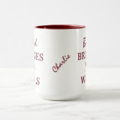 individuelle Name-Tasse "Bridges Not Walls bauen" Tasse (Zentrum)