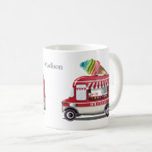 Individuelle Name-Tasse für Eiskrem Kaffeetasse (VorderseiteRechts)