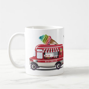 Individuelle Name-Tasse für Eiskrem Kaffeetasse